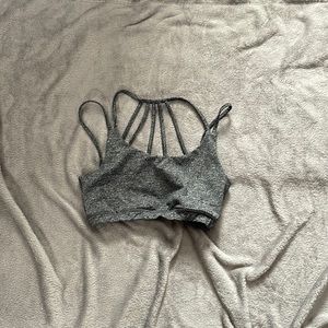 Woman’s grey popular M sports bra
